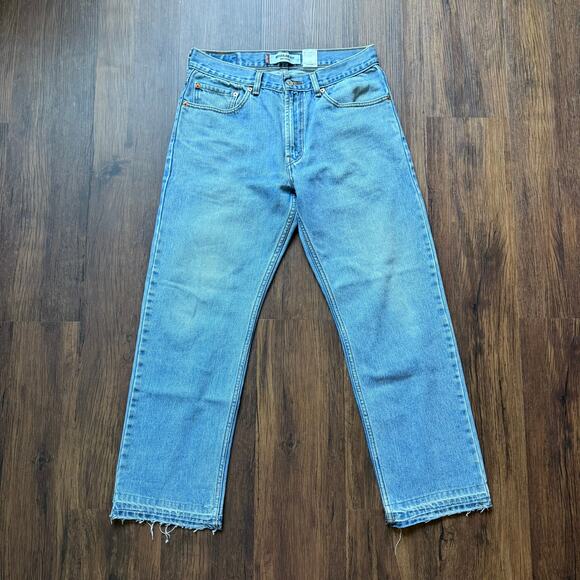 Levi’s 505 Regular Fit Jeans Light Wash Men’s 33x30 Straight Leg Denim - Picture 5 of 10